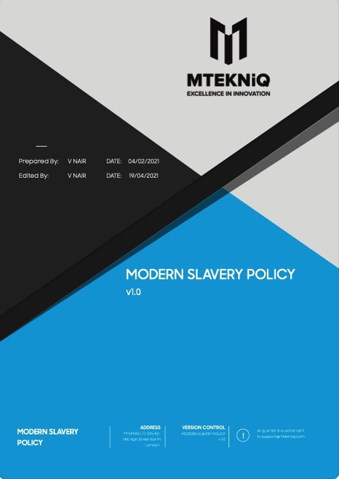 Modern Slavery Policy